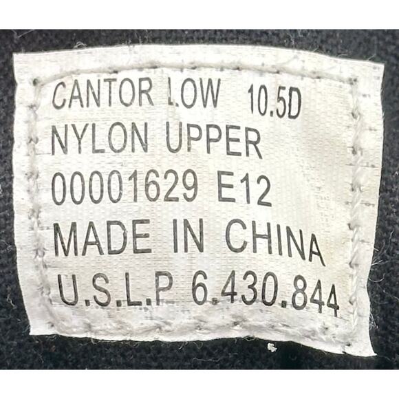 Polo by Ralph Lauren Cantor Low Black w/Red Trim Canvas Sneakers Size 10.5 D - Picture 6 of 7